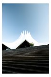 Tablou Canvas Arhitectură Modernă Ascensiune Geometrie Contrast, 26 x 39 cm, CMCLASS