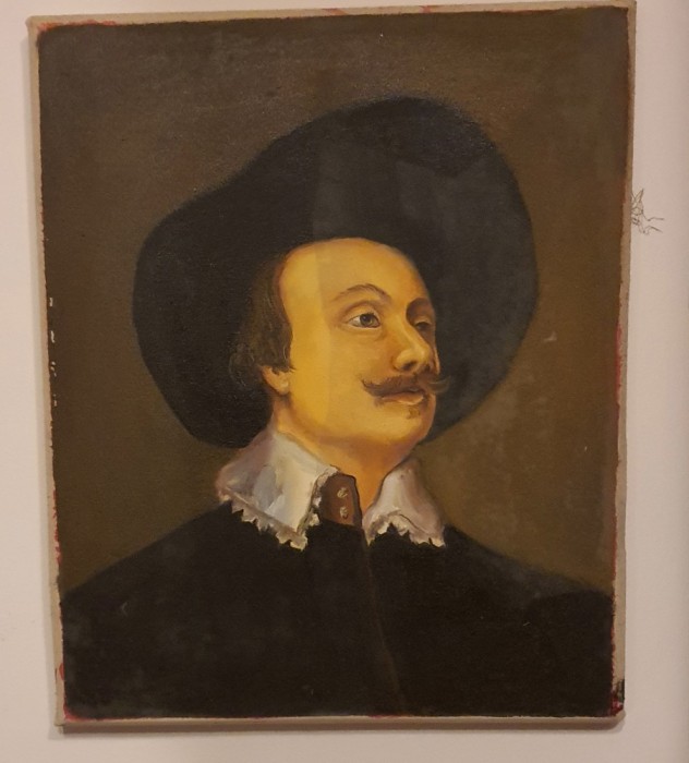 Tablou vechi p&acirc;nză