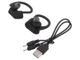 Căști Wireless cu Microfon Negre 20Hz-20kHz 10m 32&Omega; 90mAh