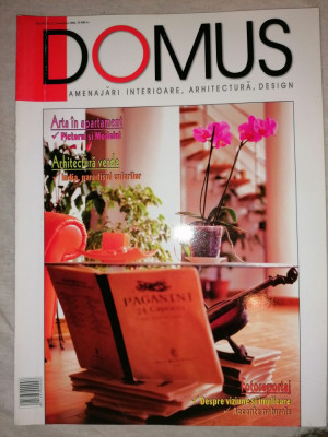 Revista DOMUS - Amenajari interioare , Arhitectura , Design Nr 11 Nov 2004 foto