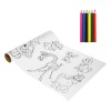 Set De Colorat Animale, 3m, 5 Creioane, Multicolor, Oem