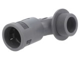 Conectori &icirc;n unghi 90&deg; pentru tuburi de protecție, filet M32