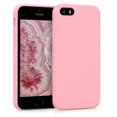 Husa pentru Apple iPhone 5 / iPhone 5s / iPhone SE, Silicon, Roz, 42766.110 foto