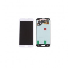 Display lcd cu touchscreen samsung g900 galaxy s5 alb original swap.a foto