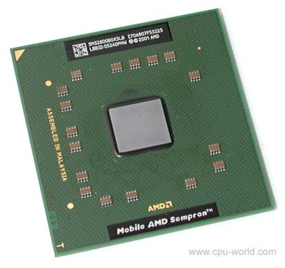 Procesor laptop AMD Sempron 2800+ socket 754 1.6Ghz SMS2800BOX3LB foto