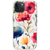 Husa personalizata pentru apple iphone 14, magsafe atasare magnetica, antisoc, model floral 3