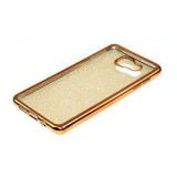 Husa Jelly BLING Sony Xperia M4 Aqua Gold