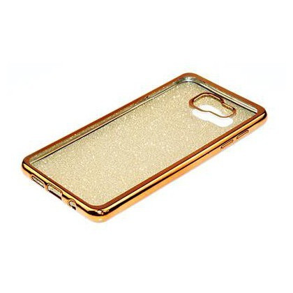 Husa Jelly BLING Sony Xperia M4 Aqua Gold