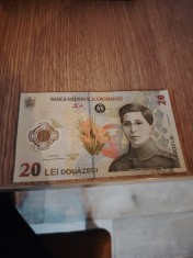 Bancnotă 20 lei foto