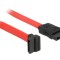 CABLU SATA 22CM IN UNGHI/DREPT, ROSU 84354 DELOCK
