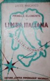 PRIMELE ELEMENTE DE LIMBA ITALIANA