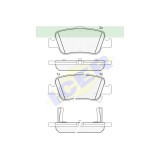 Set placute frana Punte spate Toyota Auris, 2007-2019; Corolla Sedan/salon 2006-2021; Verso 2009-2018; Icer 181870, parte montare : Punte Spate