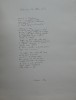 Manuscris de expozitie scris olograf de poeta Florenta Albu, poezia Inchinare la Alba Iulia