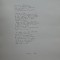 Manuscris de expozitie scris olograf de poeta Florenta Albu, poezia Inchinare la Alba Iulia