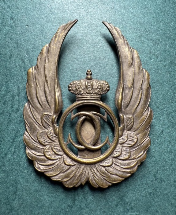 Insigna observator aerian Carol 2 1930 1940 perioada 1930 1940 varianta