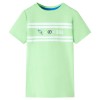 Tricou pentru copii, verde neon, 116, vidaXL