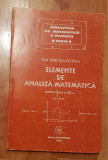 Elemente de analiza matematica. Clasa a XII de Mircea Ganga
