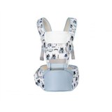 Marsupiu bebe ergonomic 6 in 1 cu scaunel-bleu, 0-6 luni, Altele, Oem