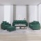 vidaXL Set de canapele cu perne, 4 piese, verde &icirc;nchis, catifea 3201692