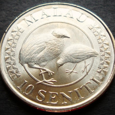 Moneda exotica 10 SENITI - TONGA, anul 2015 * cod 3336 = UNC