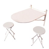 Cumpara ieftin Set masa si 2 scaune alb Amadeo 60x80x75 cm
