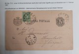 Romania 1881 - C.P. circulata BUCURESTI-BRASOV