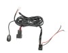 Cablaj pentru proiectoare, DC 12V, cu comutator, releu si siguranta 30A