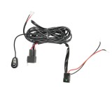 Cablaj pentru proiectoare, DC 12V, cu comutator, releu si siguranta 30A