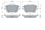 Placute Frana Disc Bosch 0986424845 Mercedes-Benz Cls E-Class All-Terrain Cabriolet Cupe T-Model