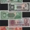 Set Paraguay 1 + 5 + 100 + 1000 + 5000 guaranies unc