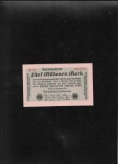 Germania 5000000 5 000 000 marci mark 1923 seria004890 unc foto