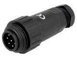 Mufă Tată WA22 IP67 7 PIN 10A 250V Aurit