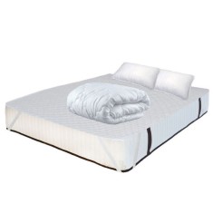 Set Saltea Safir Memory De Luxe 160x200x24 plus 2 perne plus Husa foto