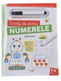 Invat sa scriu numerele. Scrie, sterge si scrie din nou, folosind carioca reutilizabila!/***