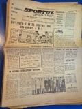 ziarul sportul popular 2 noiembrie 1966 - romania la capionatul european de fotbal