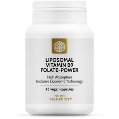 Vitamina B9 Folate Power Lipozomala 45cps