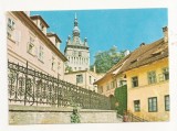 RF11 -Carte Postala- Sighisoara, vedere spre cetate, necirculata 1974