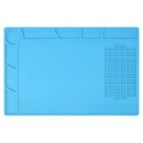 Covoras pentru pistol de lipit, BOMSTOM, Silicon, Albastru