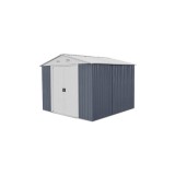 Magazie de gradina pentru depozitare HECHT 8x8 PLUS, cadru si baza metalica, dimensiuni 259 x 257 x 212 cm