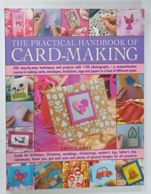 THE PRACTICAL HANDBOOK OF CARD - MAKING by CHERYL OWEN , 2015 foto