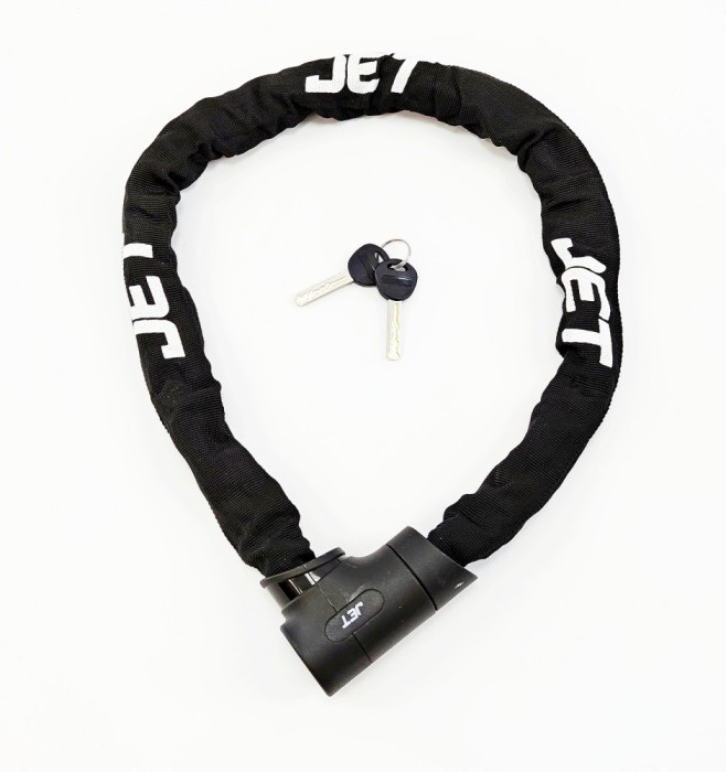 Antifurt cu cheie JET LOCK TY-780 lant, 8x900mm culoare negru Cod:Z053