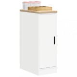VidaXL Dulap depozitare garaj alb 30x51x85 cm lemn masiv de pin