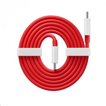 Cablu de date USB OnePlus Warp Charge tip C tot tip C 1 metru roșu foto