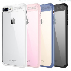 Husa Usams Mant Series Apple Iphone 7 Plus, Iphone 8 Plus Albastra