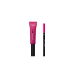 Ruj de buze + Creion contur L&#039;Oreal Lip Kit Paint 202 King Pink