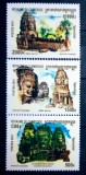 Cumpara ieftin Cambodgia 2001 turism, religie cultura serie 3v. Neștampilată, Nestampilat