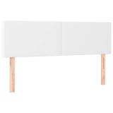Cumpara ieftin Tablii de pat, alb, 144x5x78/88 cm, piele ecologica