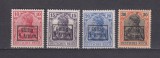 TIMBRE GERMANE 1918 SUPRATIPAR &quot;GULTIG 9 ARME&quot; MNH EXPERTIZAT, Nestampilat