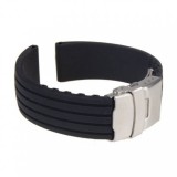 Cumpara ieftin Curea Silicon Cu &Icirc;nchidere Deployant (Fluture) | 18mm, 20mm, 22mm, 24mm |
