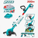 TOTAL - TRIMMER TUNS IARBA LI-ION 20V (INCLUDE ACUMULATOR, INCARCATOR) PowerTool TopQuality